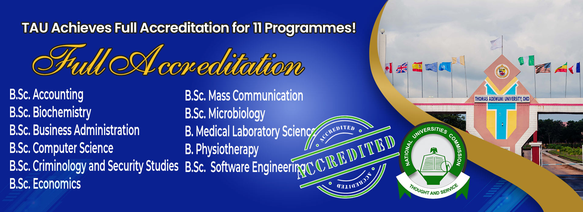 NUC accreditation