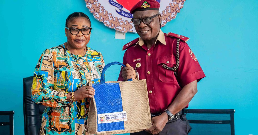 Frsc Omu-aran Unit Pays Courtesy Visit To Tau, Seeks Collaboration On Road Safety