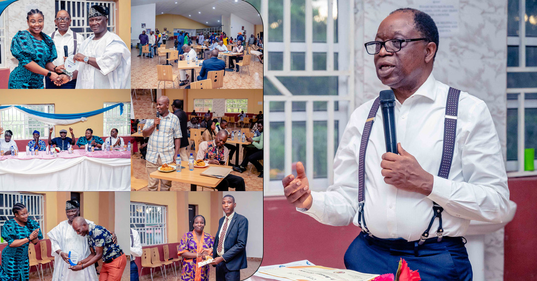 Tau Chancellor, Engr. Dr.  J.b.o Adewumi Honors Prof. Francisca Oladipo With A Dinner Party For Her One Year Anniversary As The Vice- Chancellor
