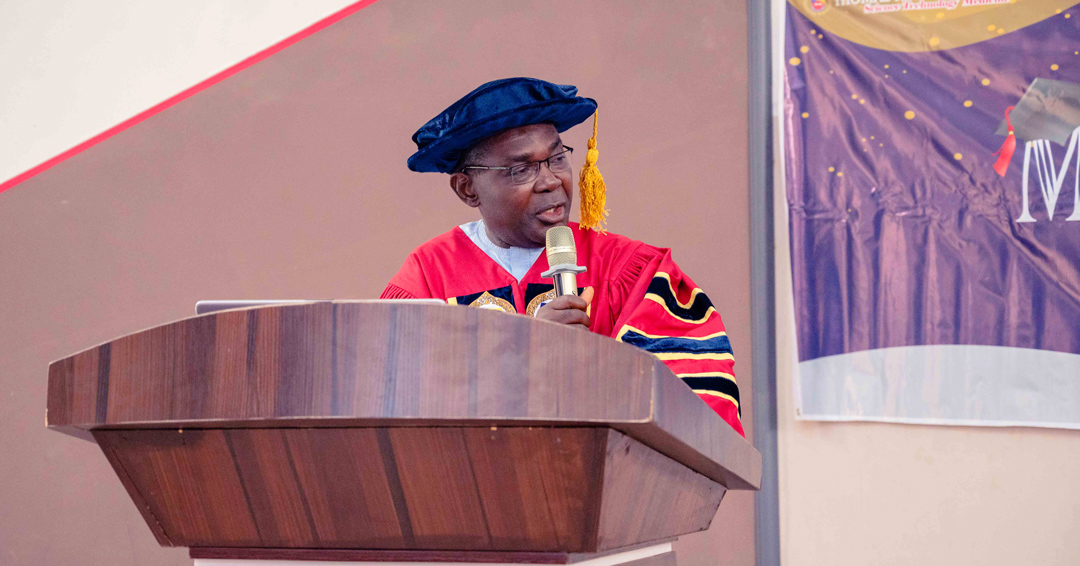 The Deputy Vice- Chancellor (academics) Of Federal University Lokoja Advocates For Moral Upliftment Against Social Vices At Tau 3rd Matriculation Ceremony