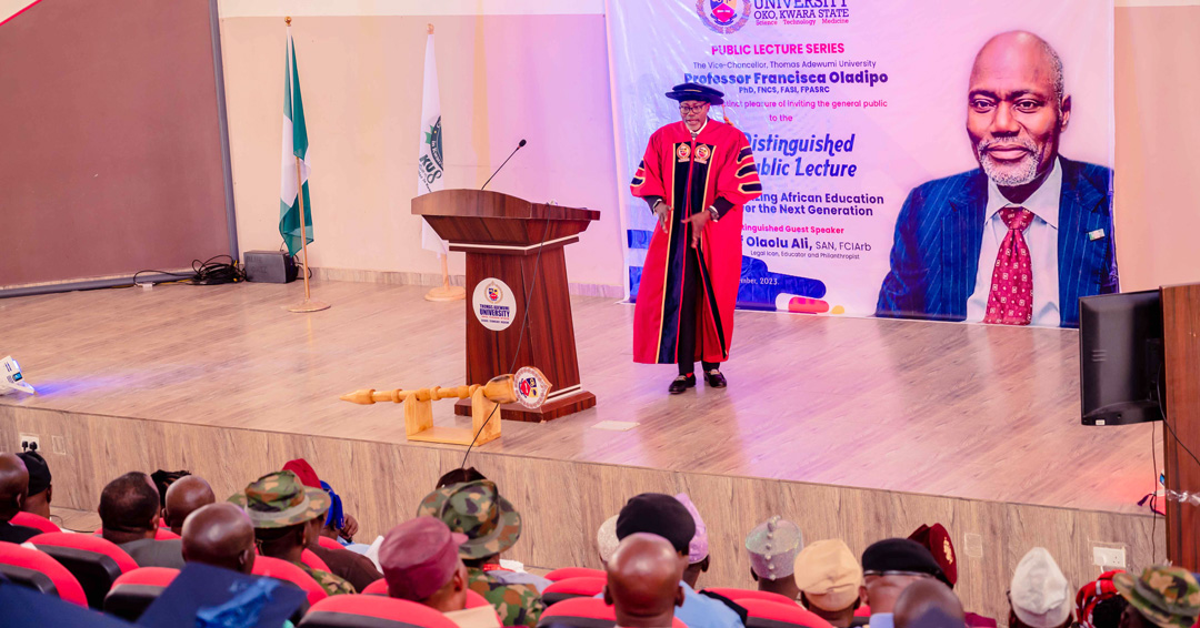 Thomas Adewumi University Hosts Its First Distinguished Public Lecture: A Remarkable Gathering Of Academic Luminaries And Dignitaries